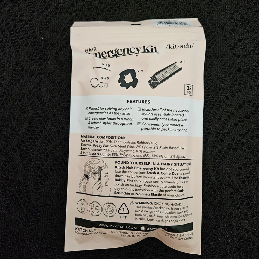 NWOT Kitsch Hair Emergency Kit - Picture 3 of 5